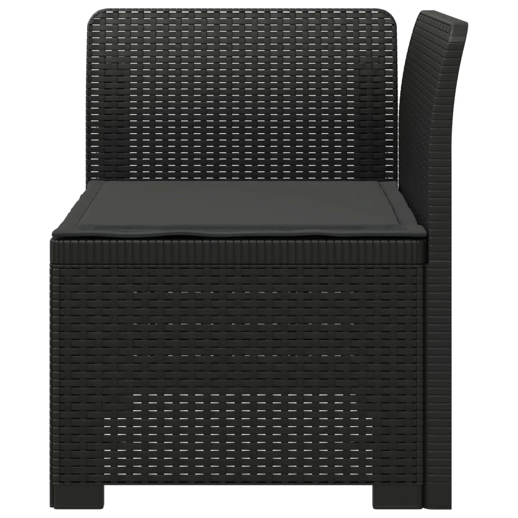 Divano da Giardino a 1 Posto con Cuscino Aspetto Rattan PP 8011817 - Image 3