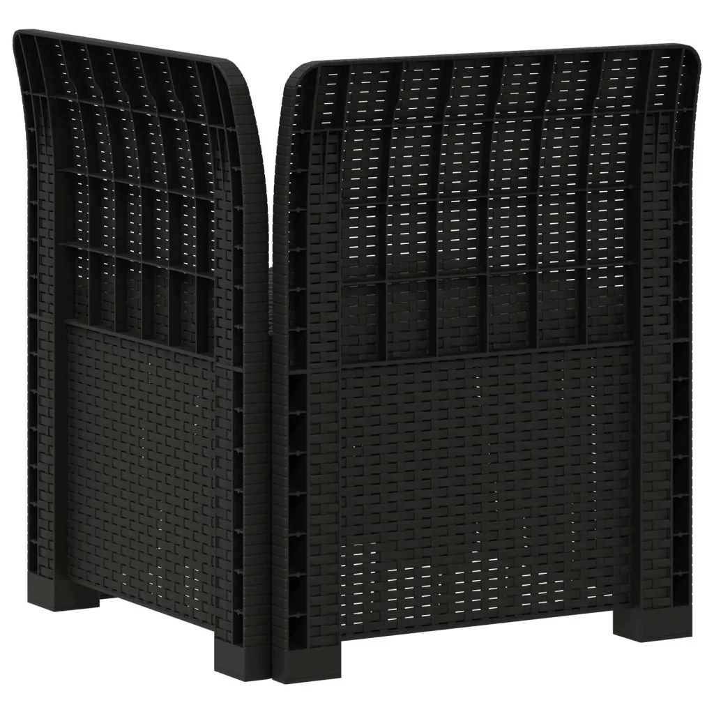 Divano da Giardino a 1 Posto con Cuscino Aspetto Rattan PP 8011817 - Image 4