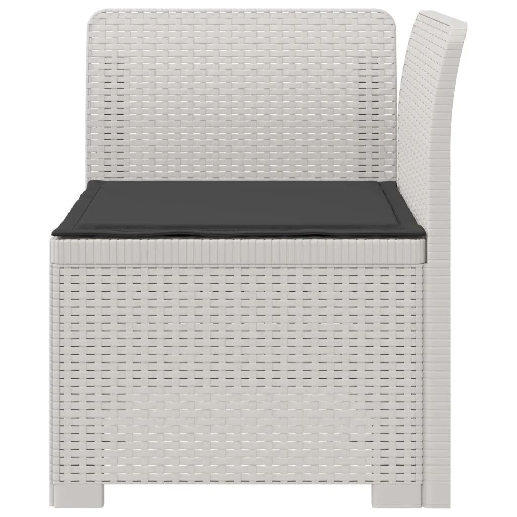 Divano da Giardino a 1 Posto con Cuscino Aspetto Rattan PP 8011825 - Image 3