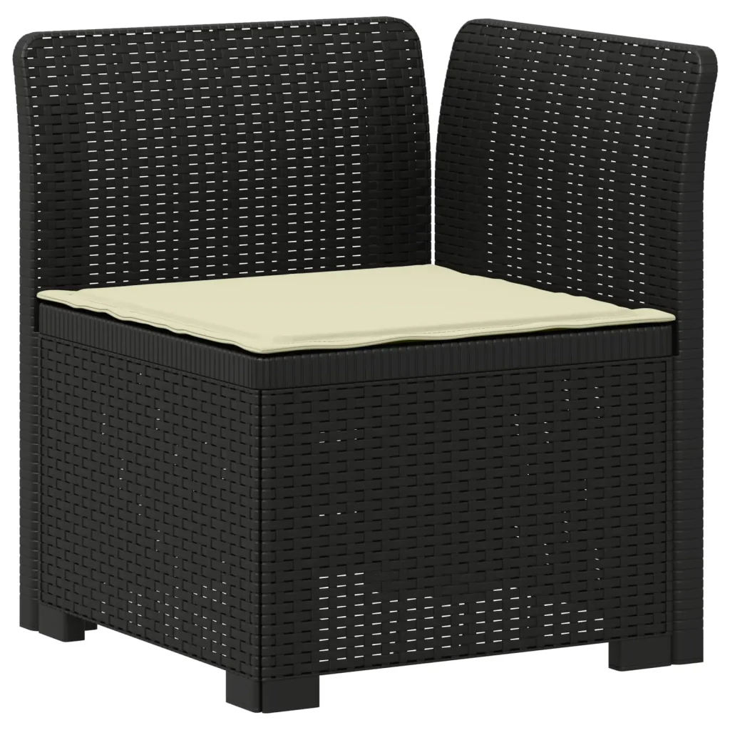 Divano da Giardino a 4 Posti con Cuscini in Stile Rattan PP 3443854 - Image 4