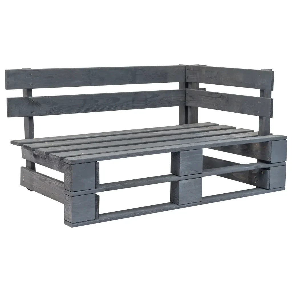 Divano da Giardino a Pallet con Cuscini Sabbia in Legno di Pino 275293 - Image 2