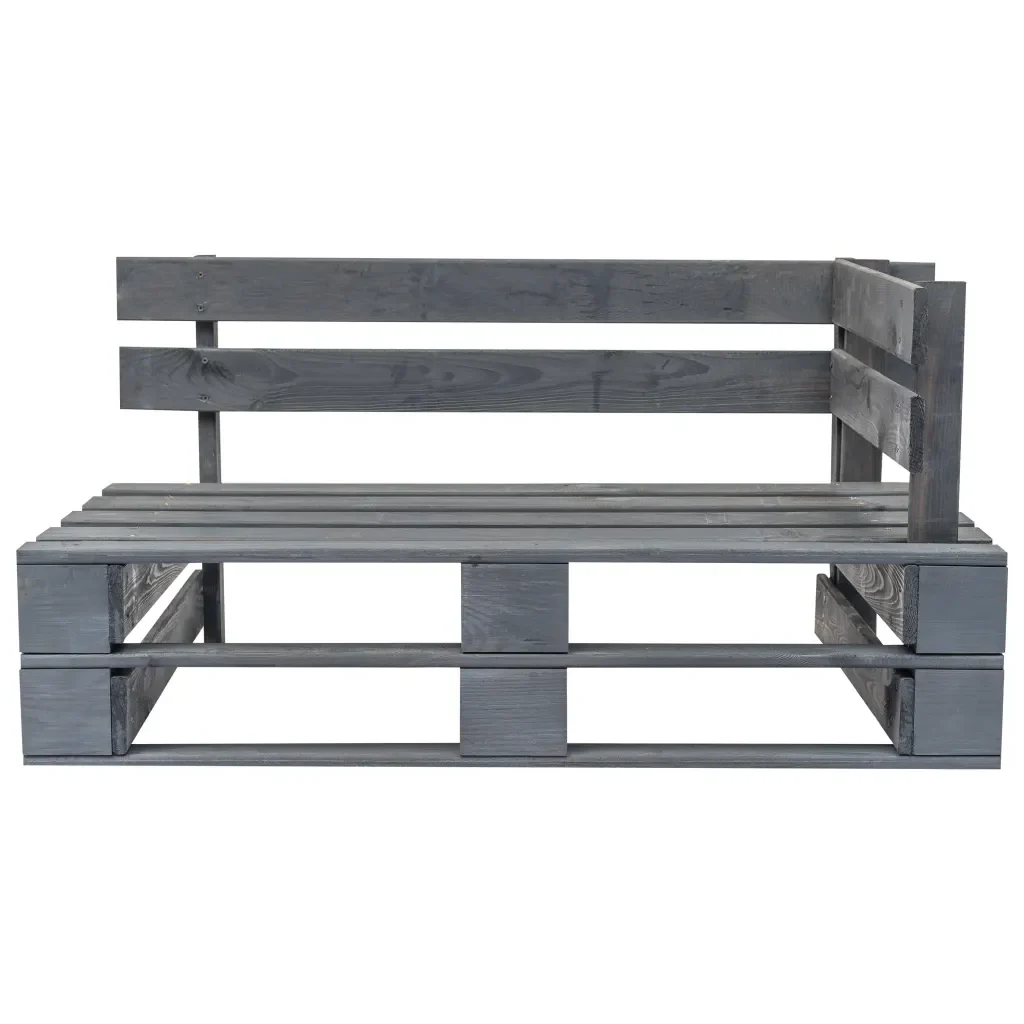 Divano da Giardino a Pallet con Cuscini Sabbia in Legno di Pino 275293 - Image 3