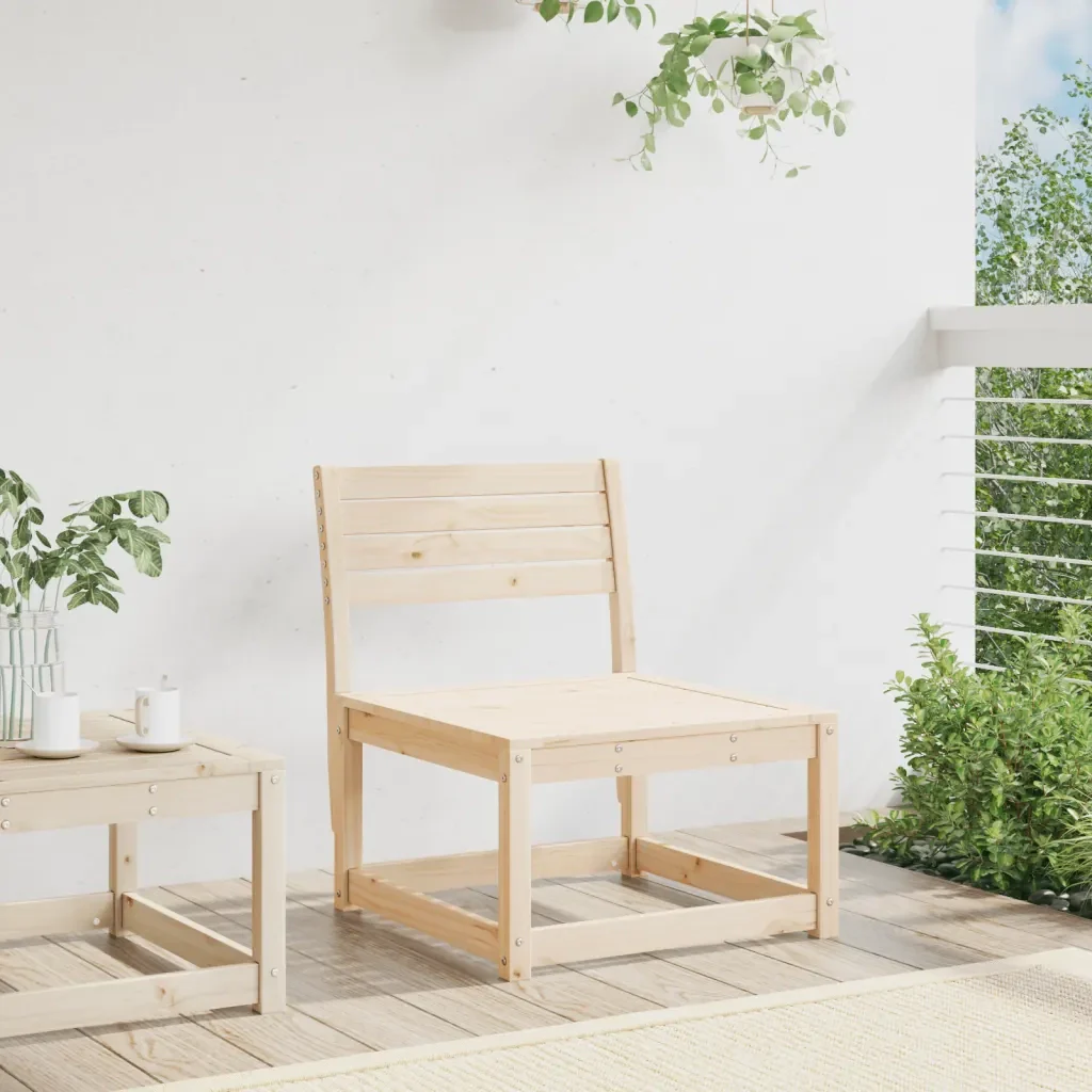 Divano da Giardino in Legno Massello di Pino 844669 - Image 3