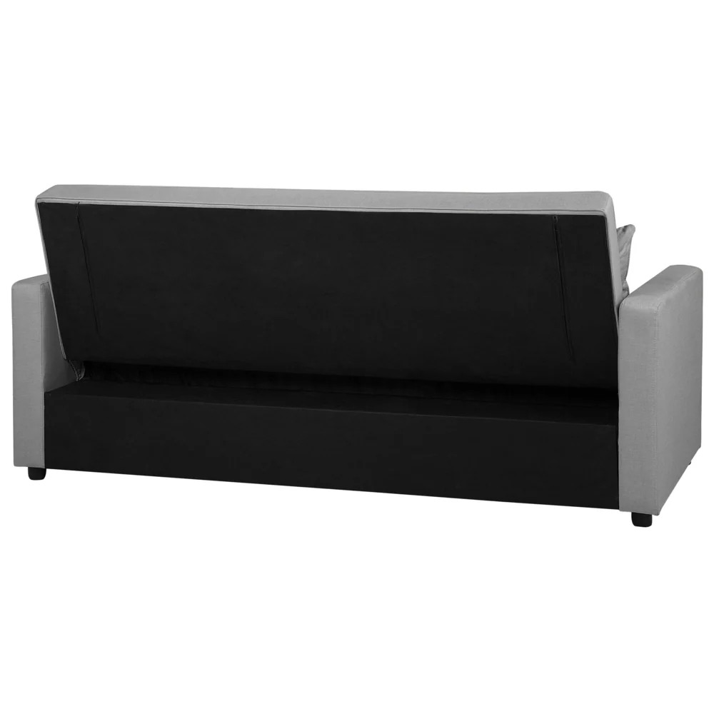 Divano Letto Grigio Funzione Dormito Moderno Imbottito soggiorno - Image 5
