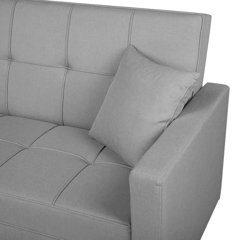 Divano Letto Grigio Funzione Dormito Moderno Imbottito soggiorno - Image 8