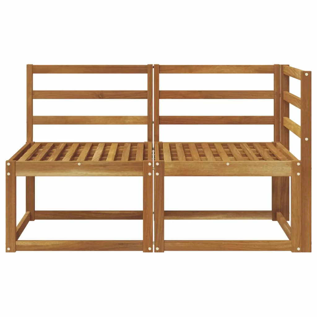 Divano modulare da esterno e angolare 2 Pezzo Naturale 900468 - Image 3