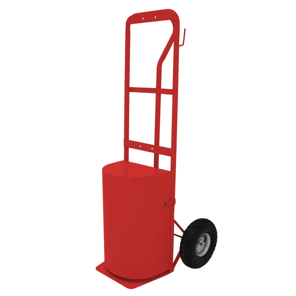 Doccia portatile per cavalli con carrello rosso, serbatoio 18L, tubo 10m. - Image 4