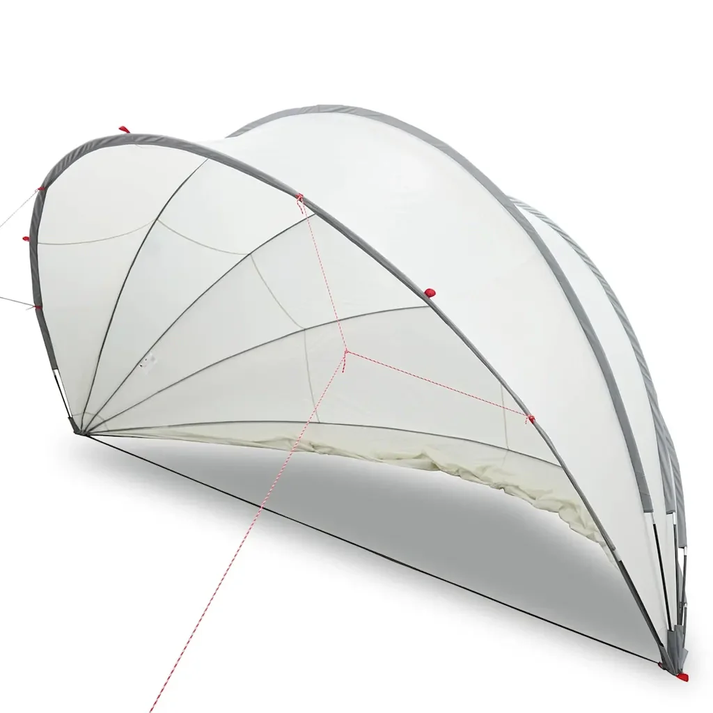 Dome Piscina Grigio e arancione 472 x 460 x 229 cm - Image 3