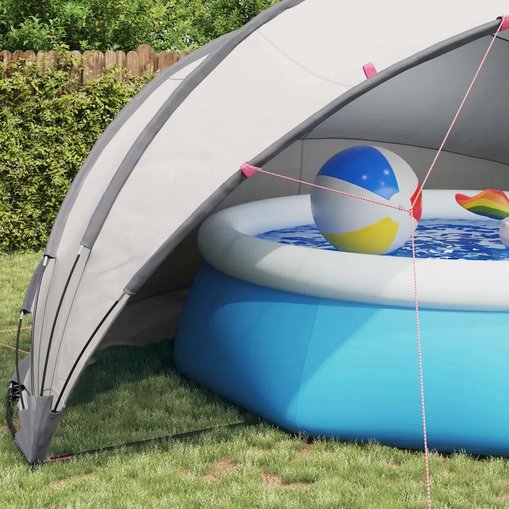 Dome Piscina Grigio e arancione 546 x 516 x 250 cm 42001128 - Image 5