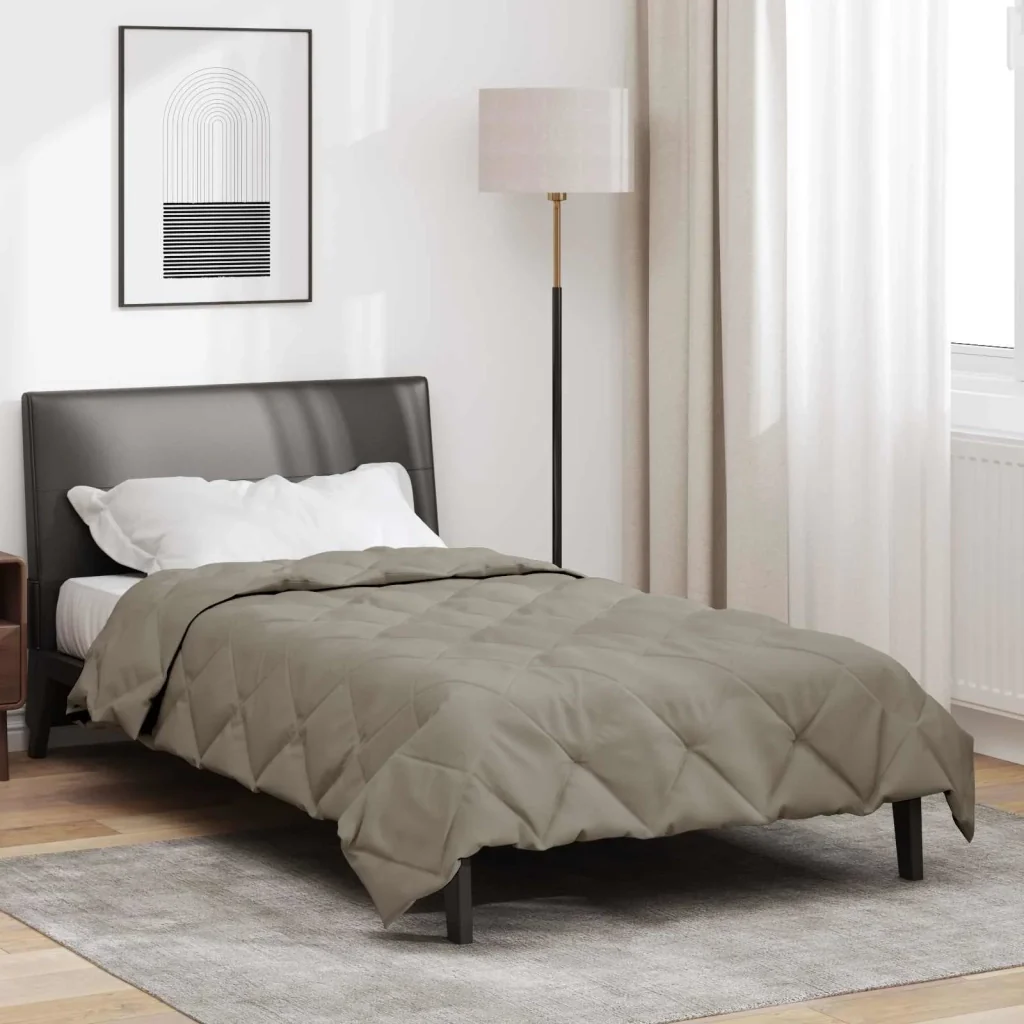 Duvet Estivo Grigio chiaro 200 x 135 cm Microfibra 42025500