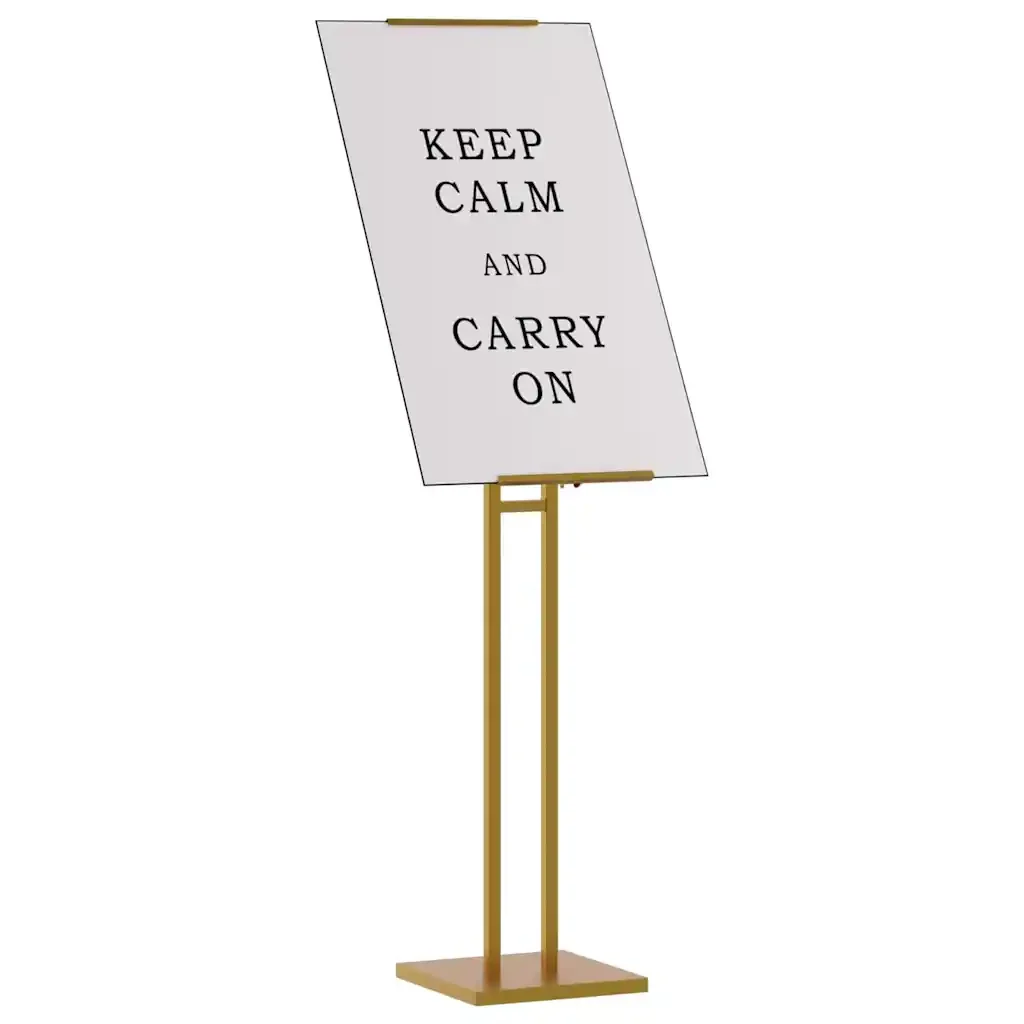 Espositori per Fiere 2 pcs Oro 26,5 x 26,5 x 150 cm Acciaio 3407639 - Image 3