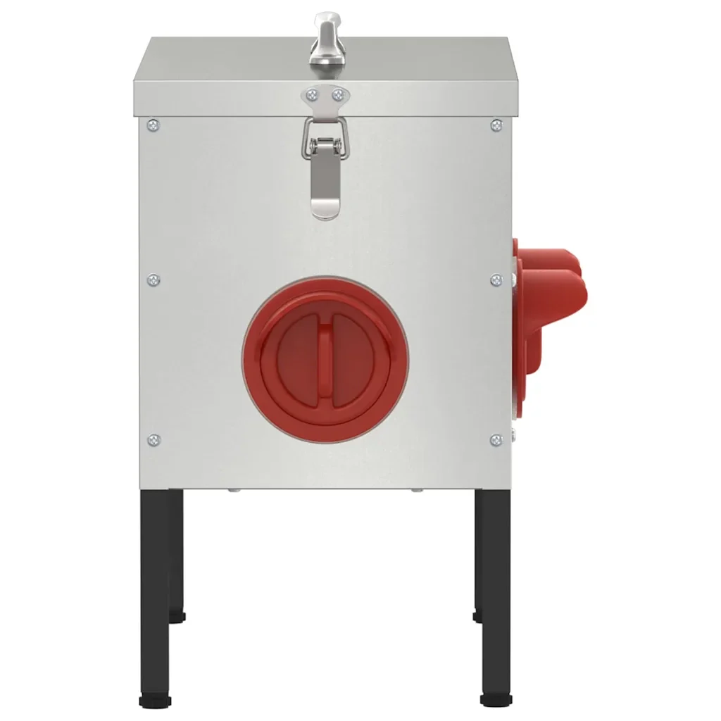 Feeder per pollo Argento 41,5 x 20,5 x 33 cm Acciaio zincato 874656 - Image 5