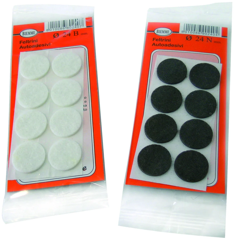 FELTRINO MILLEUSI  TONDO - Col. Marrone Ø mm. 20 12 pz. 50.00 confezioni