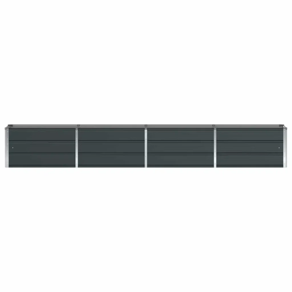 Fioriera Antracite 320 x 40 x 45 cm Acciaio 42018190 - Image 4