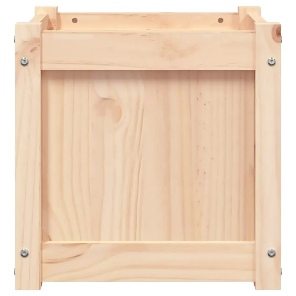 Fioriera da Giardino 40x40x40 cm in Legno Massello di Pino - Image 5
