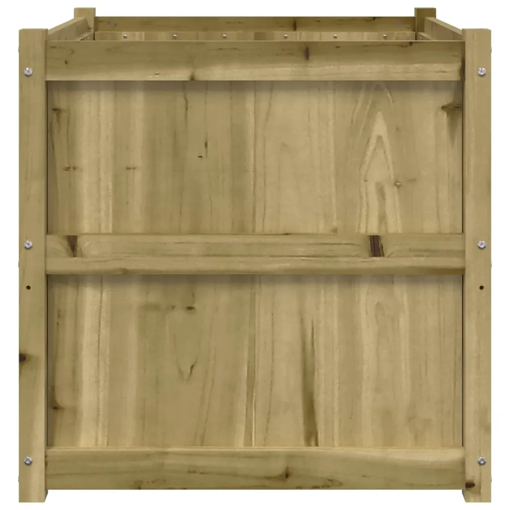 Fioriera da Giardino 70x70x70 cm in Legno di Pino Impregnato 837438 - Image 5