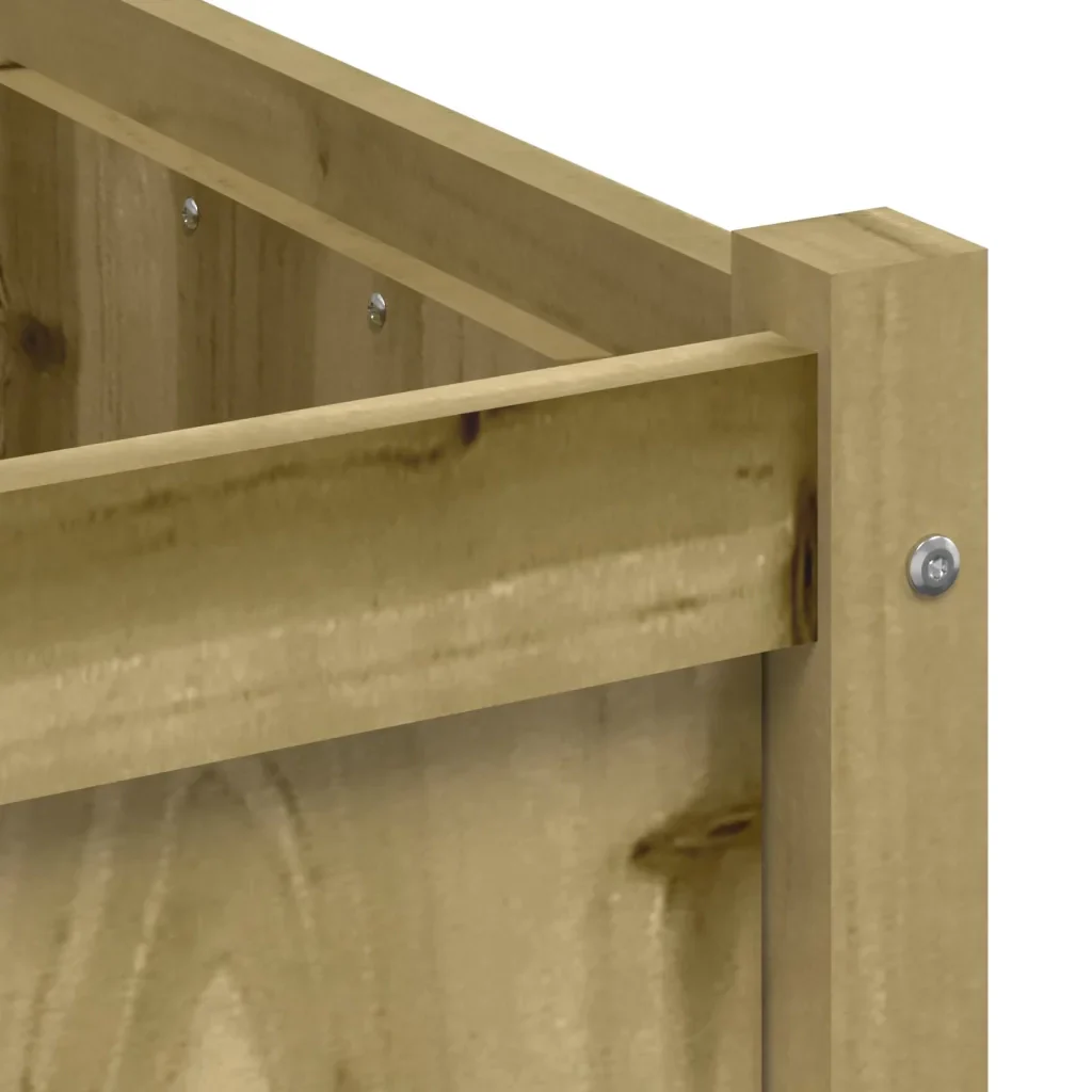 Fioriera da Giardino 70x70x70 cm in Legno di Pino Impregnato 837438 - Image 9