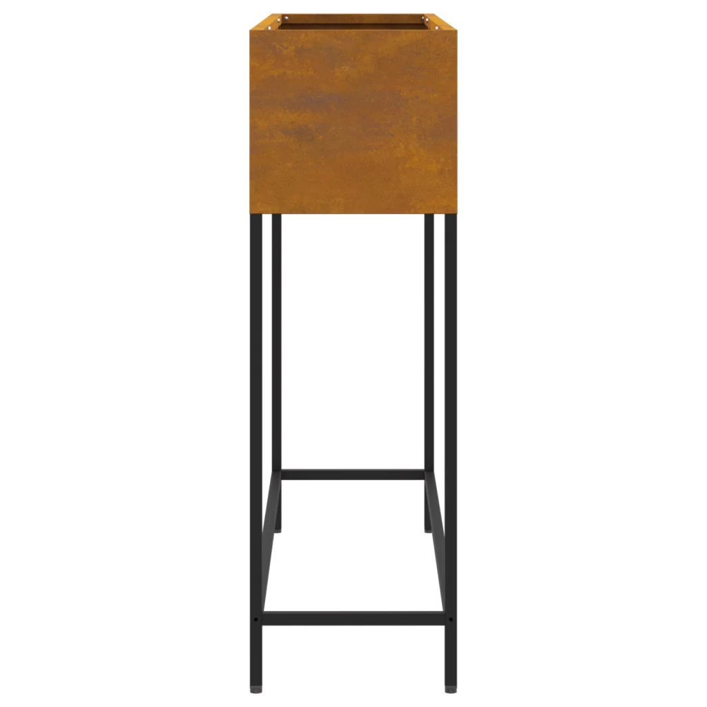 Fioriera da Giardino Rialzata 100x26x82 cm Acciaio Resistente - Image 7