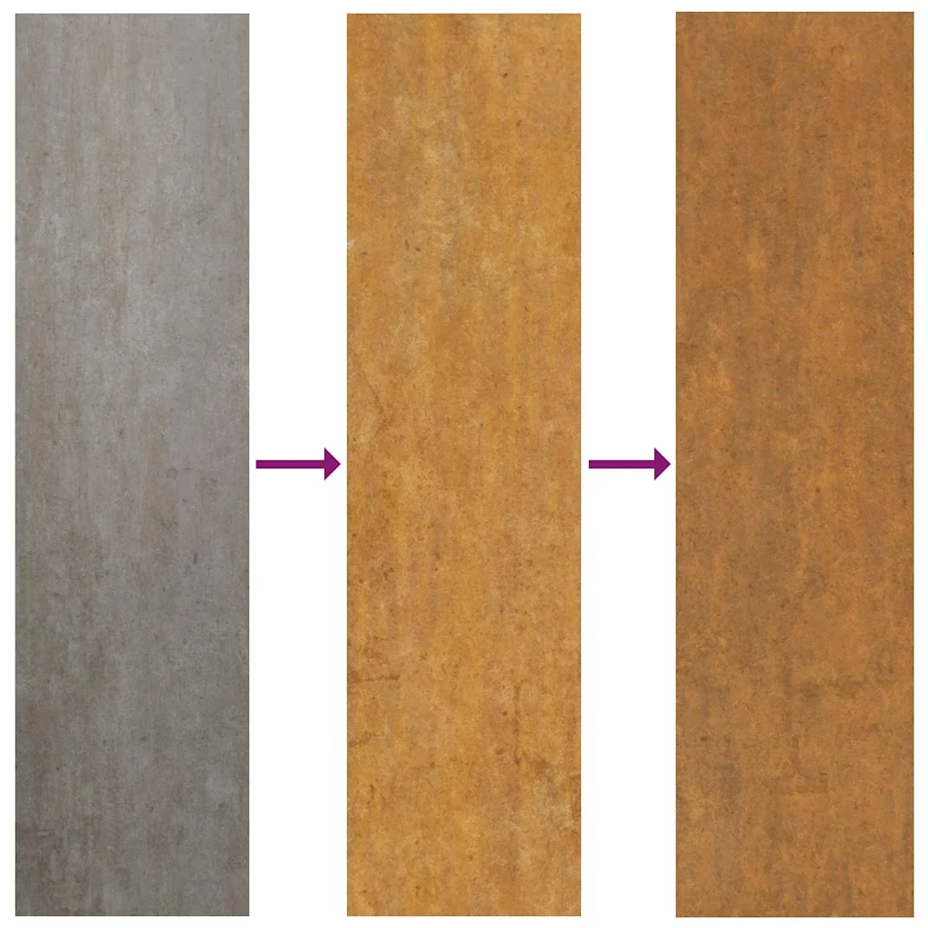Letto Rialzato da Giardino 100x50x36 cm in Acciaio Corten 151975 - Image 6