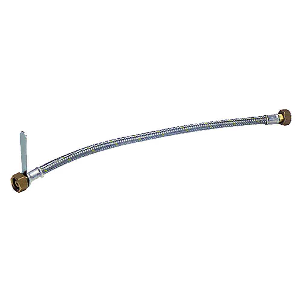 FLESSIBILE TRECCIATO PER CENTRALINE GAS cm 50- 25 pezzi