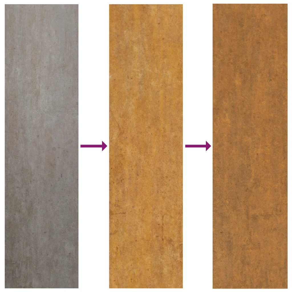 Focolare con Cappa 80x50x96 cm Acciaio Invecchiato - Image 9