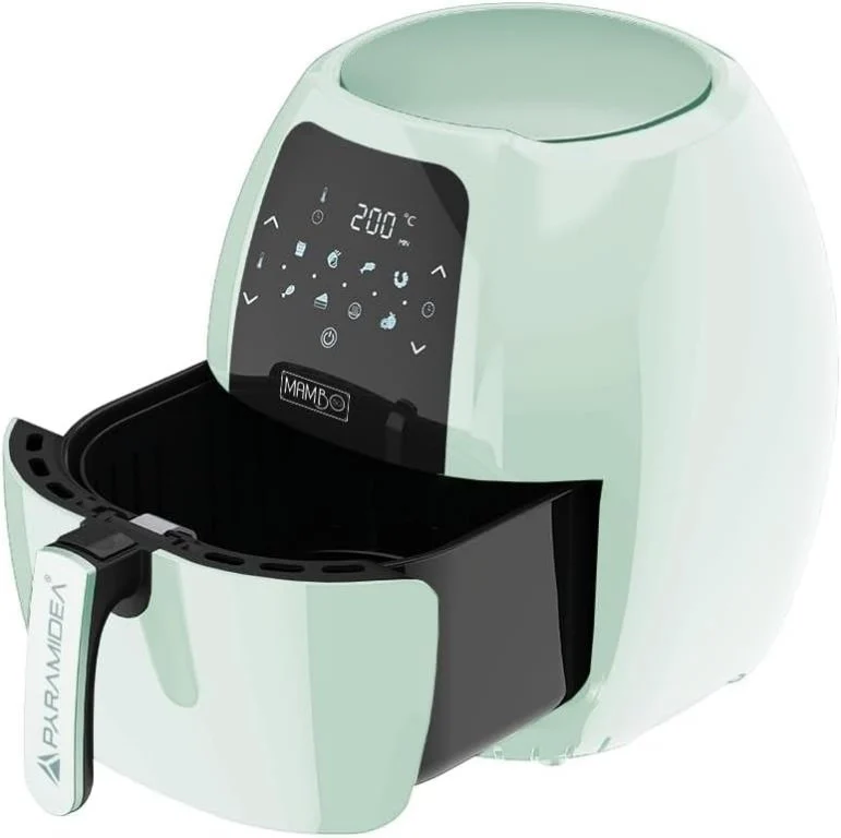 Friggitrice ad Aria Digitale 8 Programmi Capienza 8 Litri Verde Pyramidea
