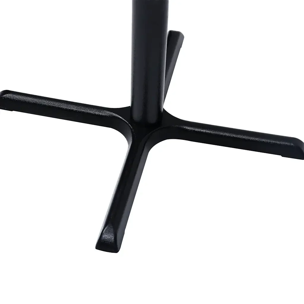 Gamba per Tavolino da Bistrò Nero 76x76x72 cm in Ghisa 325431 - Image 3