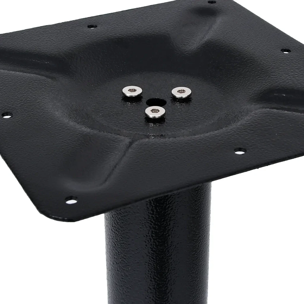 Gamba per Tavolino da Bistrò Nero 76x76x72 cm in Ghisa 325431 - Image 4