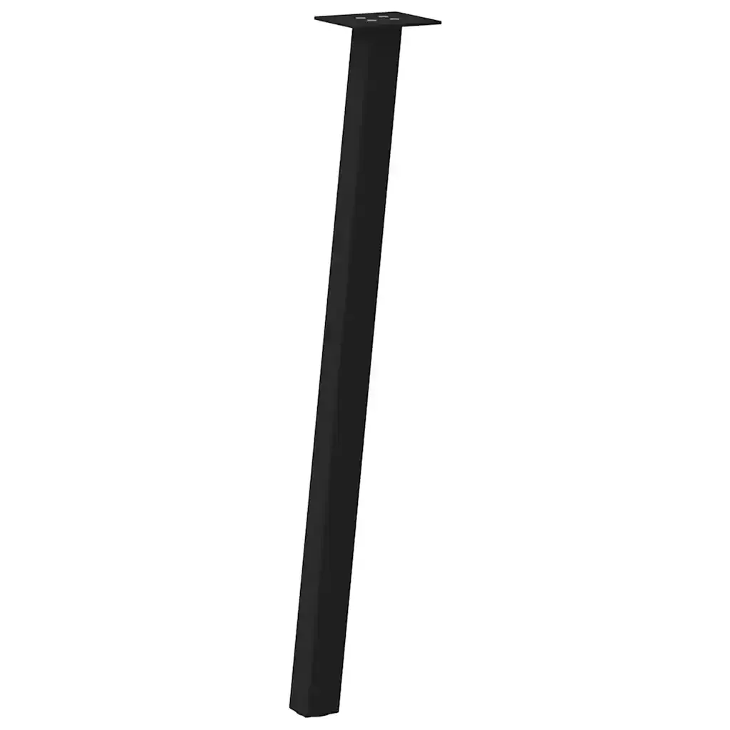 Gambe per tavolo consolle 4 pz nere 72 cm in acciaio 4012492 - Image 3