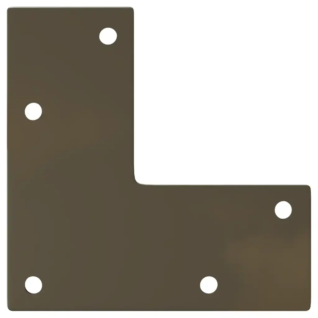 Gambe per Tavolino da Caffè Forma Conica 4 pz Acciaio Naturale 30-31 cm Acciaio 4012511 - Image 6