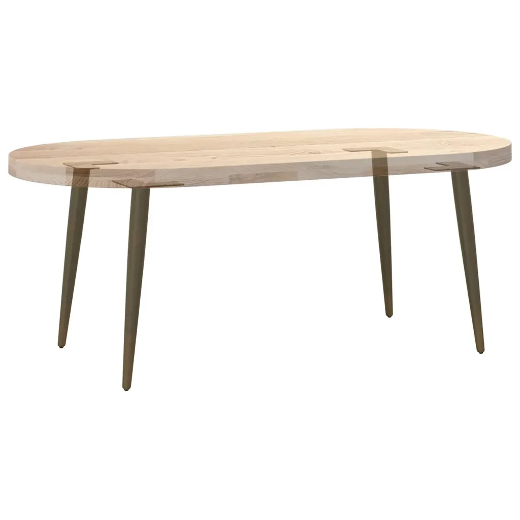 Gambe per Tavolino da Caffè Forma Conica 4 pz Acciaio Naturale 30-31 cm Acciaio 4012511 - Image 7