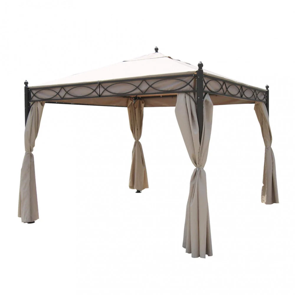 Gazebo Siwa 3x3x2,60 h m in Acciaio Antracite - Image 2