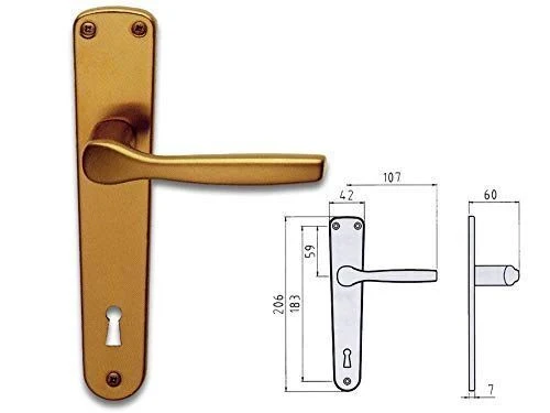 Ghidini 40008850453 Maniglia Alox Gabry Q8 Yale - Image 2
