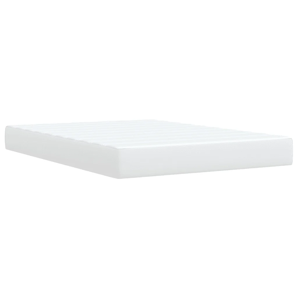 Giroletto a Molle con Materasso Bianco 140x190 cm in Similpelle 3288421 - Image 9