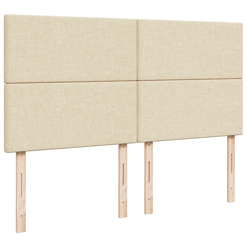 Giroletto a Molle con Materasso Crema 200x200 cm in Tessuto - Image 9