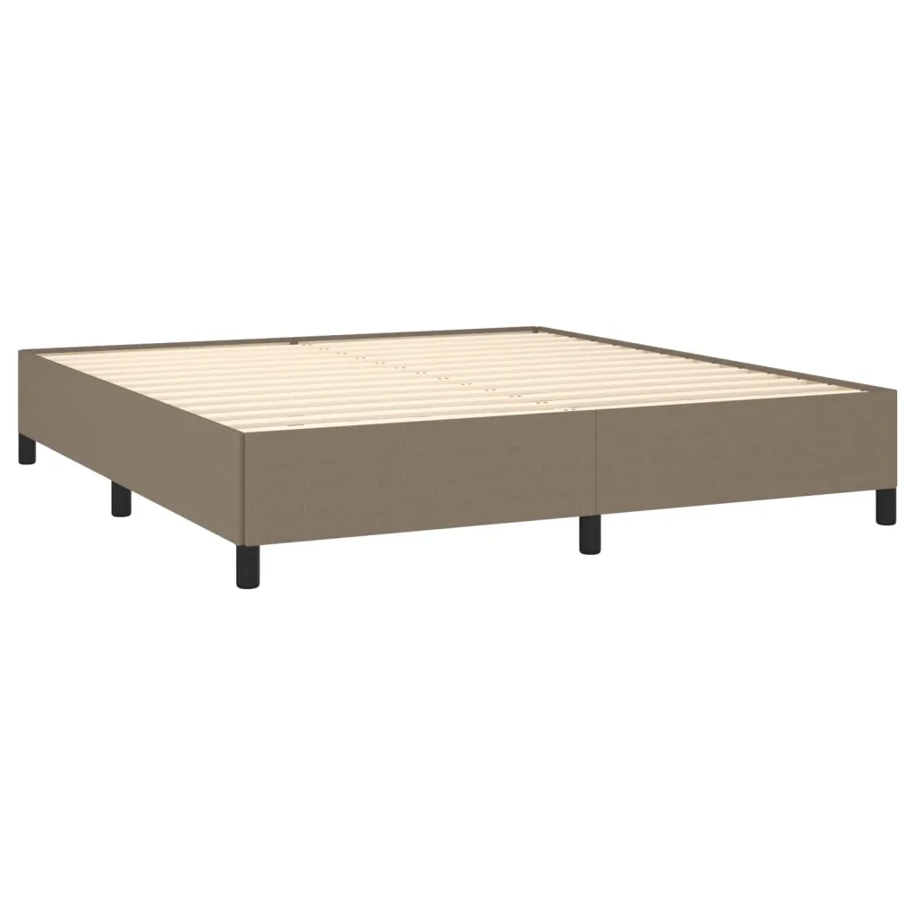 Giroletto a Molle con Materasso Tortora 180x200 cm in Tessuto 3141957 - Image 4