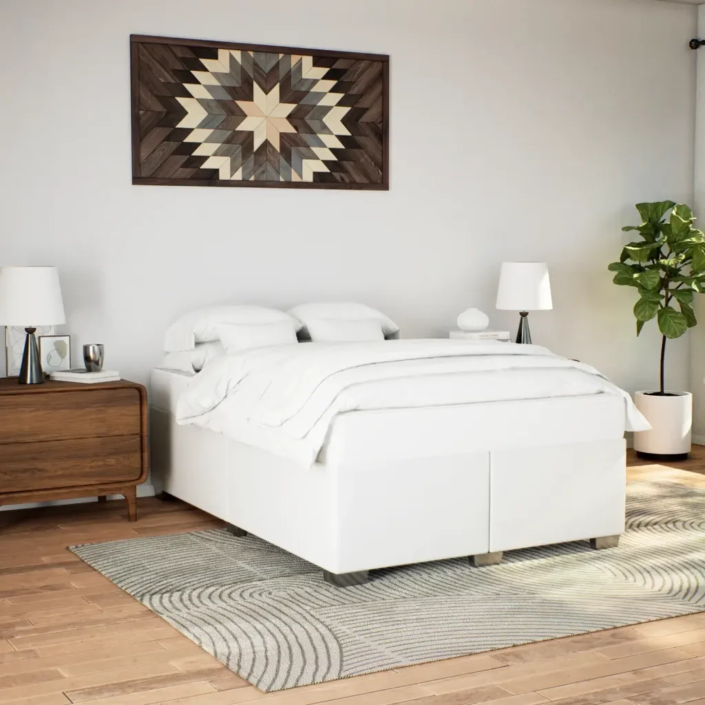 Giroletto Bianco 140x190 cm in Similpelle 3284557