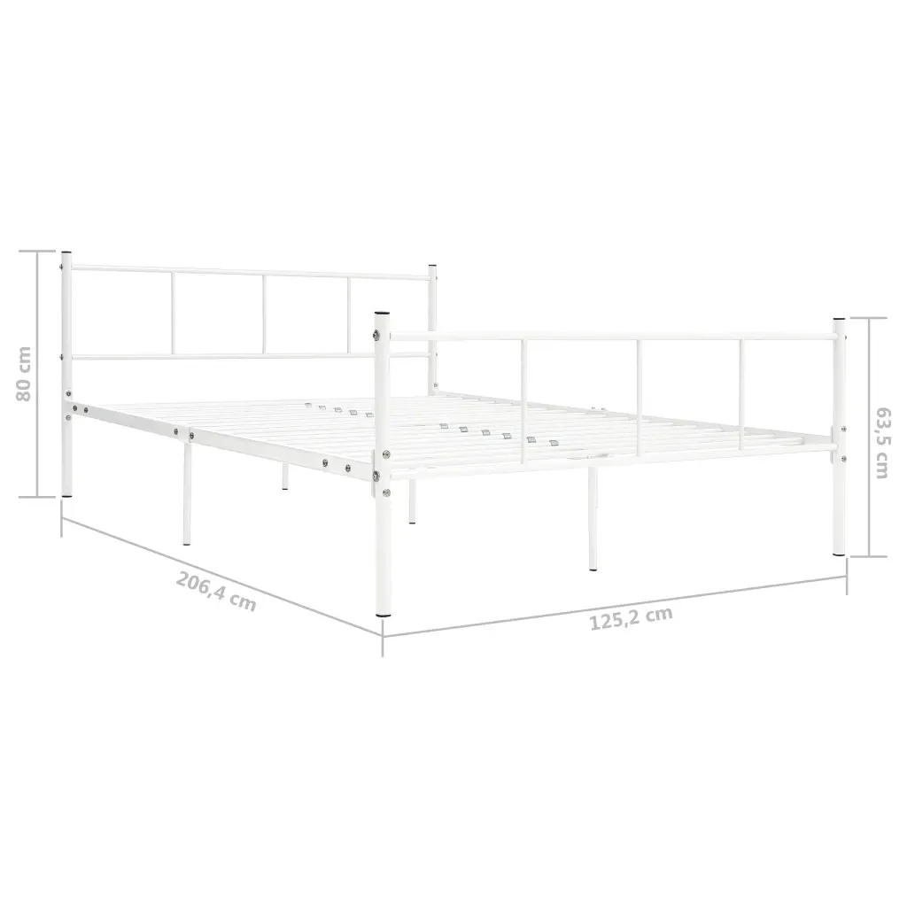 Giroletto Bianco in Metallo 120x200 cm 284631 - Image 4
