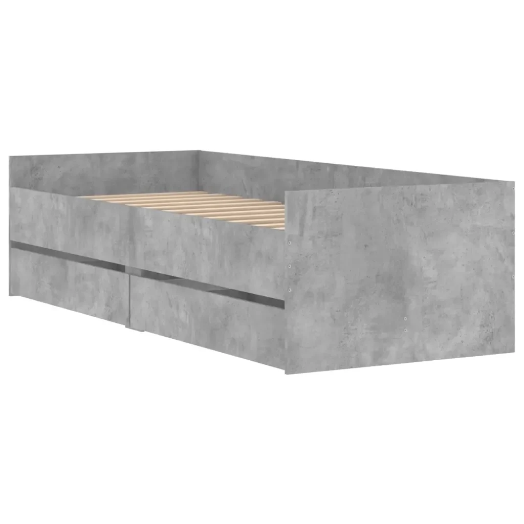 Giroletto con Cassetti Grigio Cemento 100x200 cm 3207339 - Image 4
