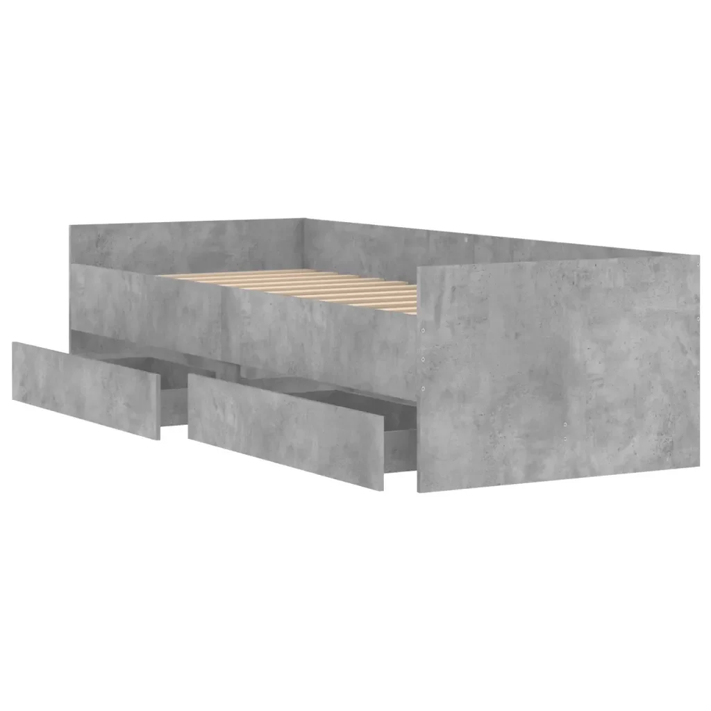 Giroletto con Cassetti Grigio Cemento 100x200 cm 3207339 - Image 5