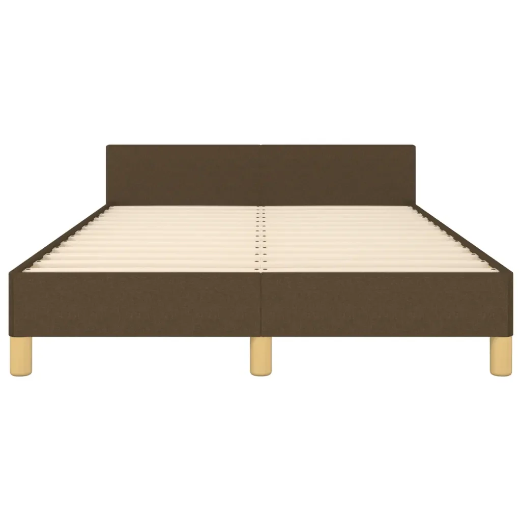 Giroletto senza Materasso Marrone Scuro 80x200 cm in Tessuto - Image 5