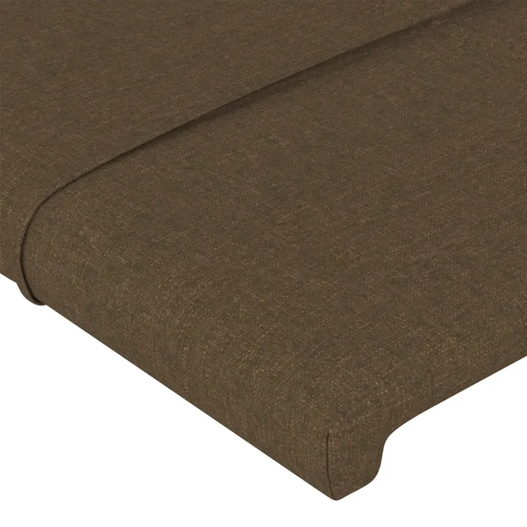 Giroletto senza Materasso Marrone Scuro 90x200 cm Tessuto 3125028 - Image 10