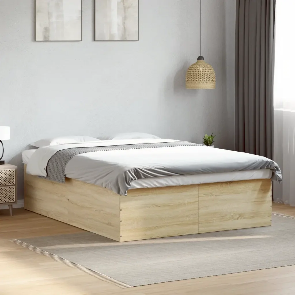 Giroletto Rovere Sonoma 160x200 cm in Legno Multistrato 3280911