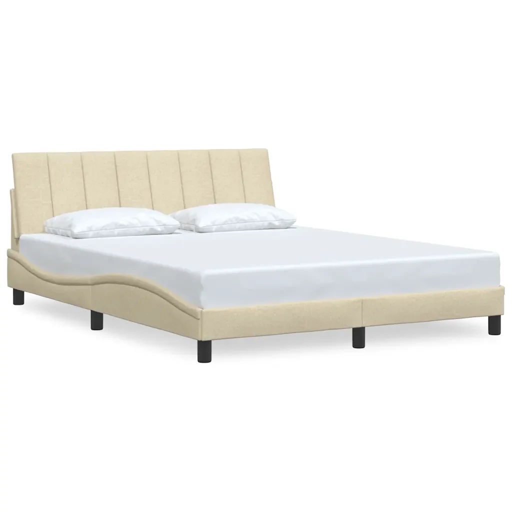 Giroletto senza Materasso Hanko Crema 160x200 cm in Tessuto 3310403 - Image 2