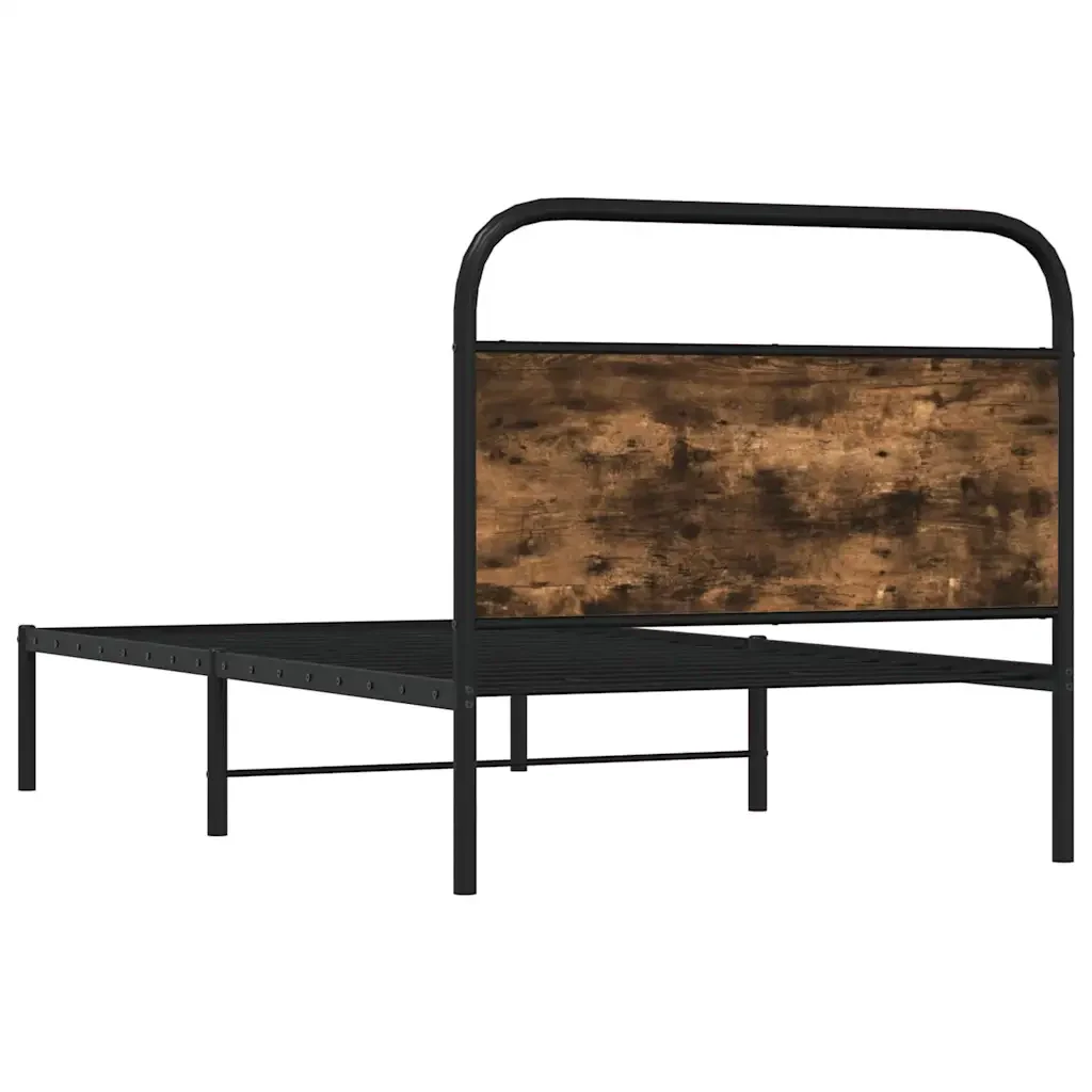 Giroletto senza Materasso Rovere Fumo 100x200 cm in Truciolato - Image 7