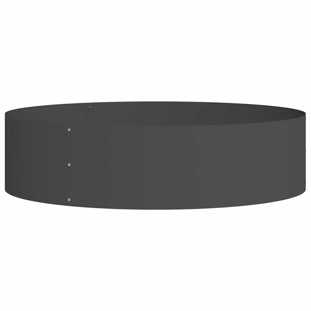Anello per vaso Nero 80 x 80 x 20 cm Acciaio laminato a freddo 873620 - Image 2