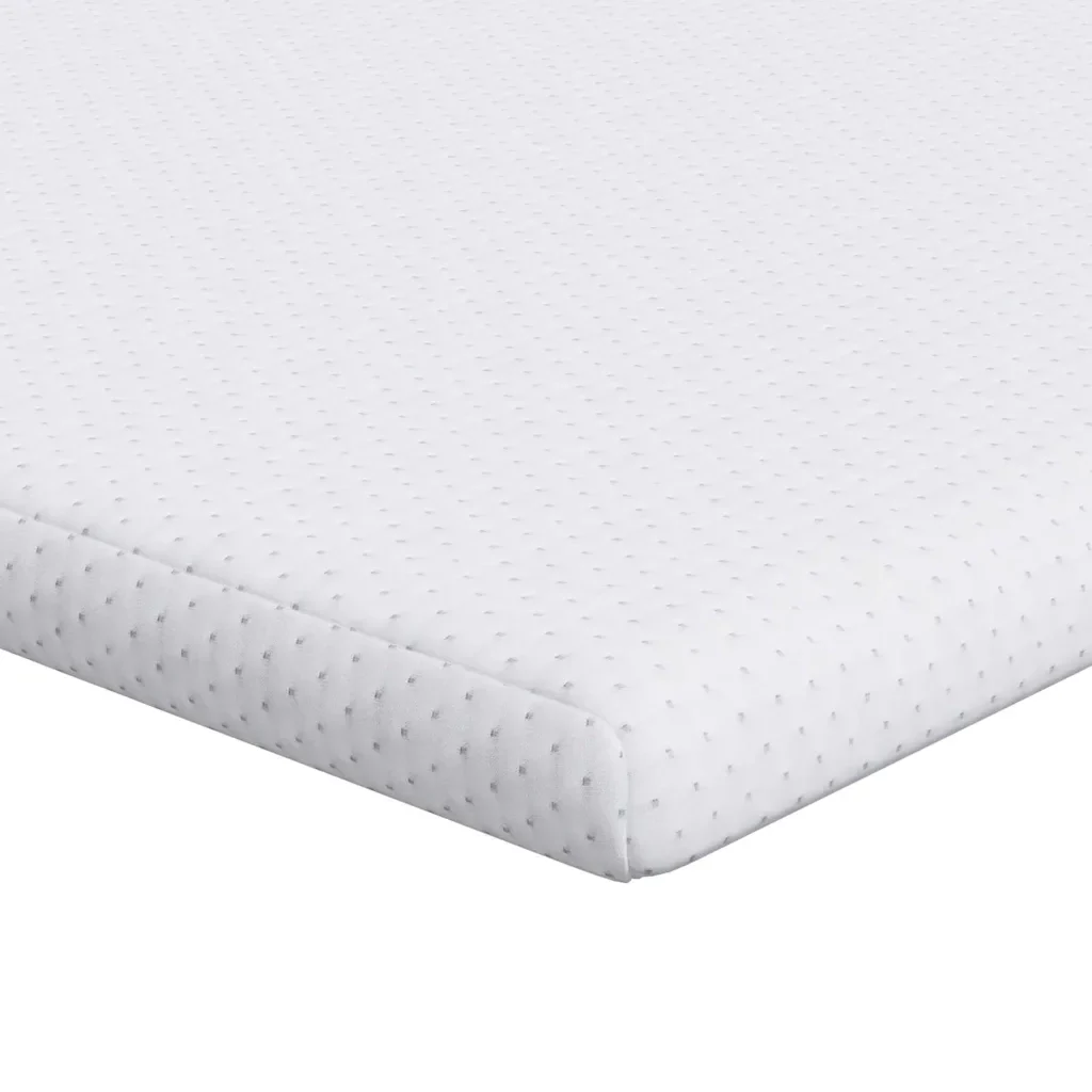 Topper per materasso Bianco 140 x 190 cm Tessuto Jacquard 4106193 - Image 2
