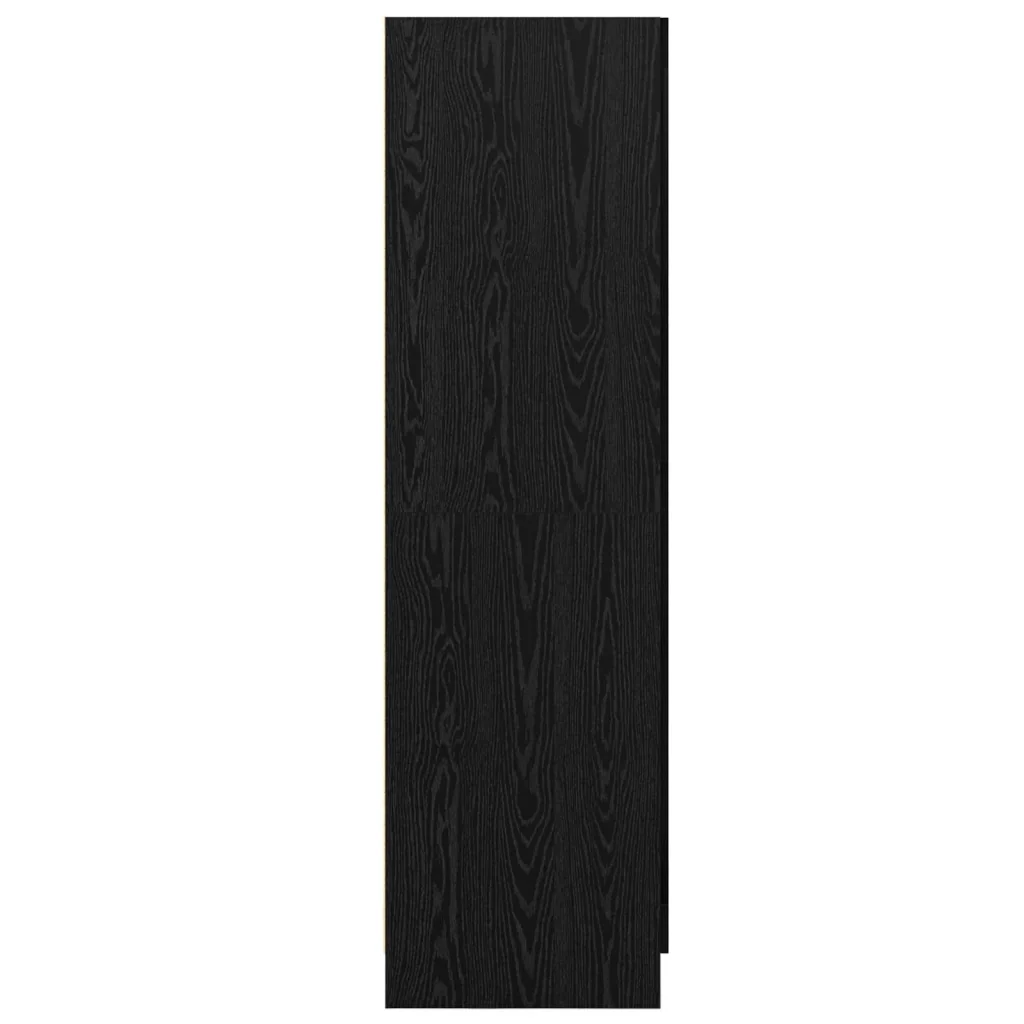 Guardaroba Rovere Nero 82,5 x 51,5 x 180 cm Legno multistrato 875163 - Image 7