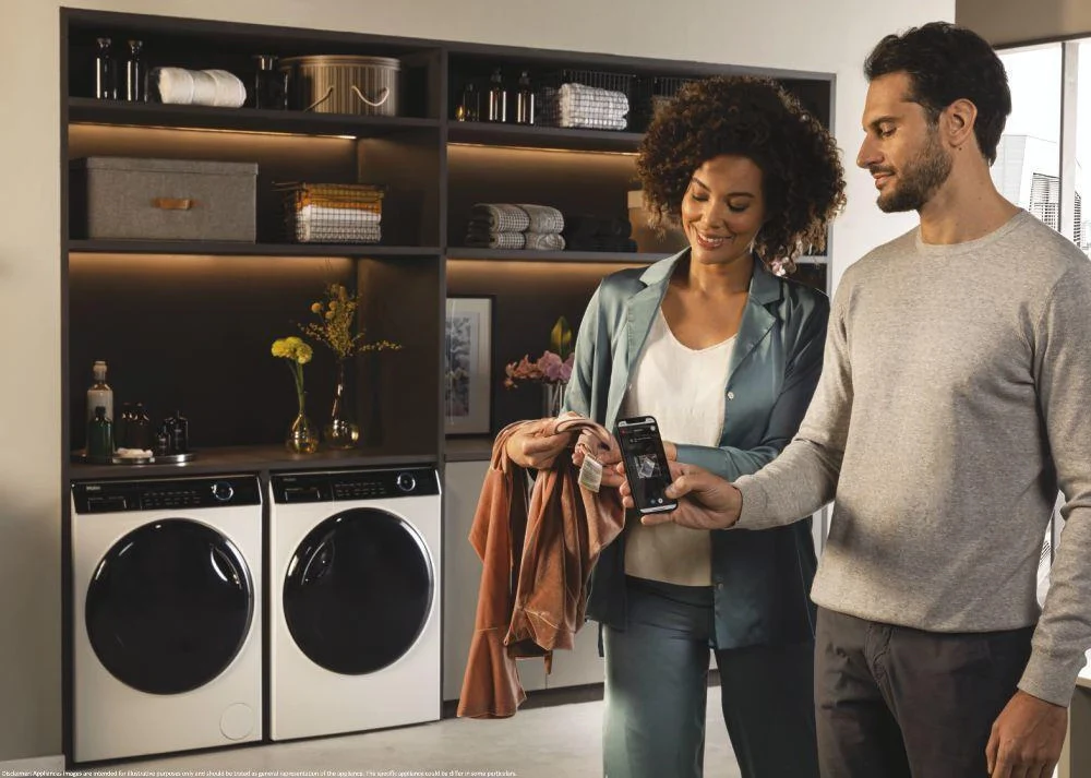 Haier HW90-B14959U1 I-Pro Series 5 Lavatrice Carica Frontale 9 Kg 1400 rpm Classe A Direct Motion Wi-Fi Vapore ABT (85x60x57 cm) colore Bianco - Image 4