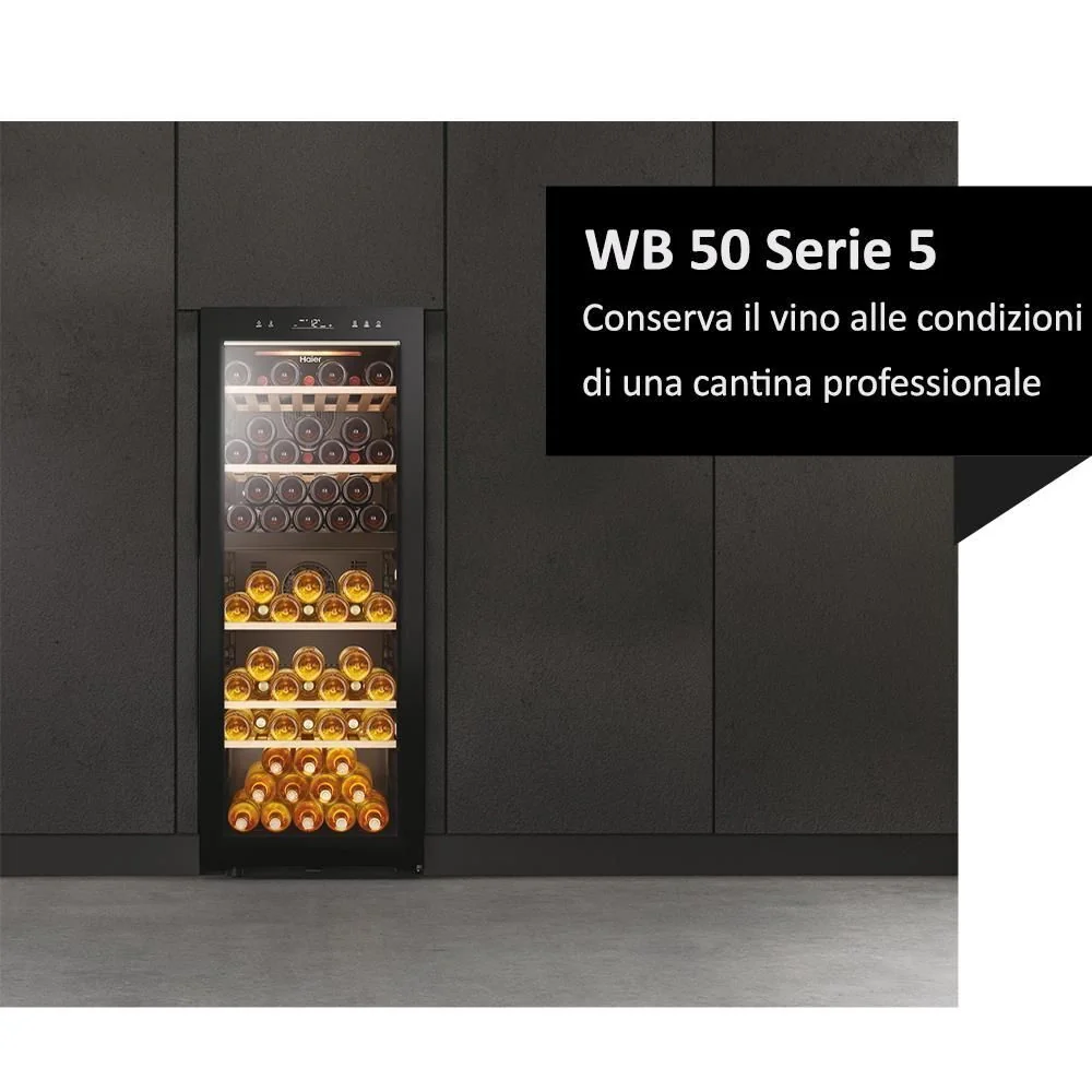 Haier Wine Bank 50 Serie 5 HWS79GDG Cantinetta vino con compressore Libera installazione Nero 79 bottiglia/bottiglie - Image 9